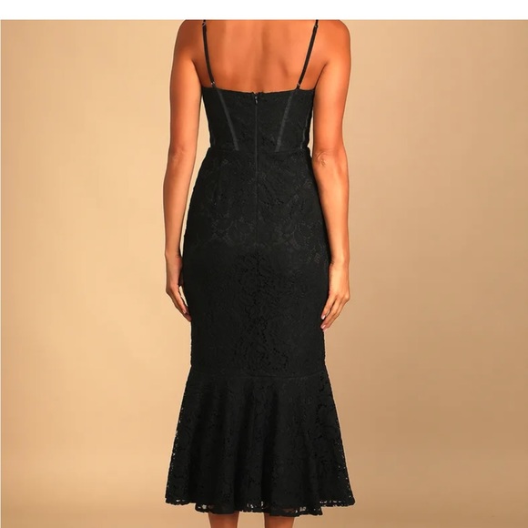COPY - NWT Lulus Black Lace Dress - Picture 4 of 6